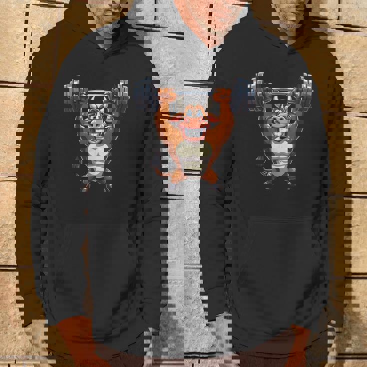 Bull ワークアウト バーベル 牛 フィットネス パーカー ライフスタイル