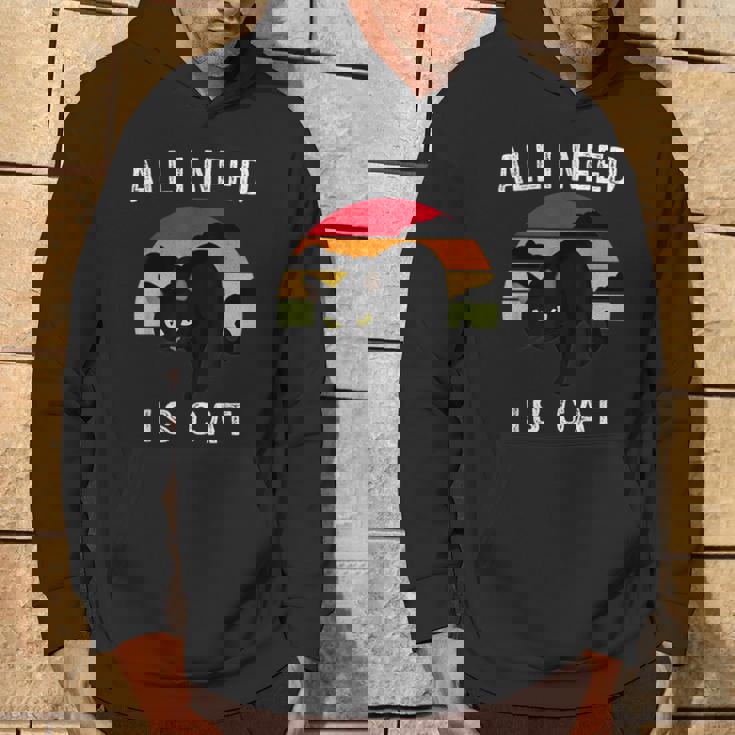 Cat Lover Retrotyle Cat Pattern パーカー ライフスタイル