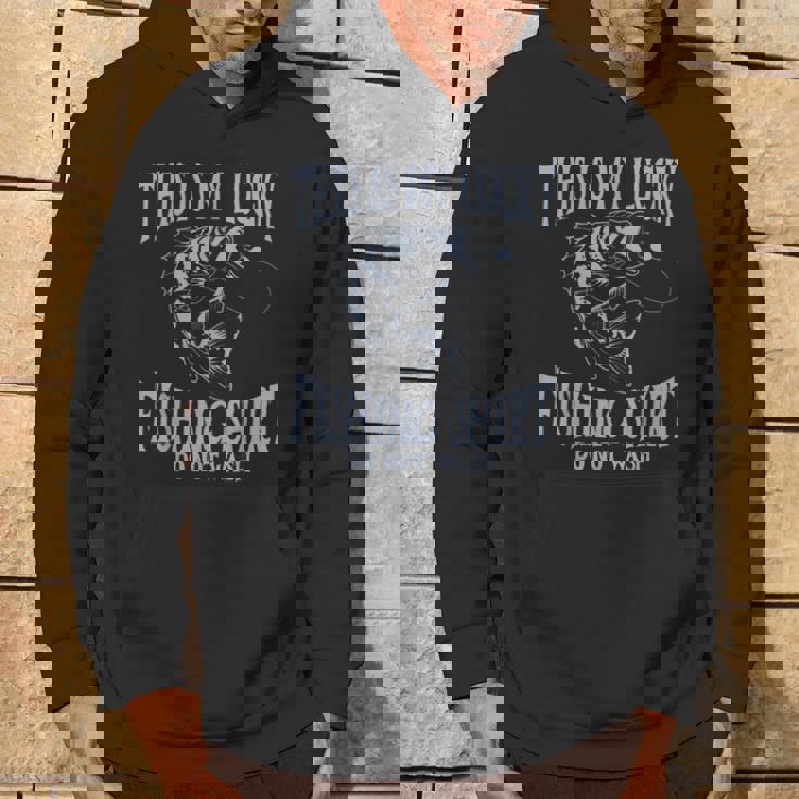 Dad My Lucky Fishing Do Not Wash Fishing Fishing パーカー ライフスタイル