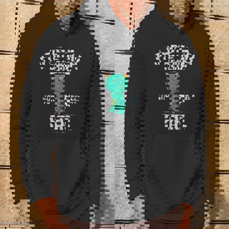 If They Talk Behind Your Back Fart かわいい動物モンスター パーカー ライフスタイル