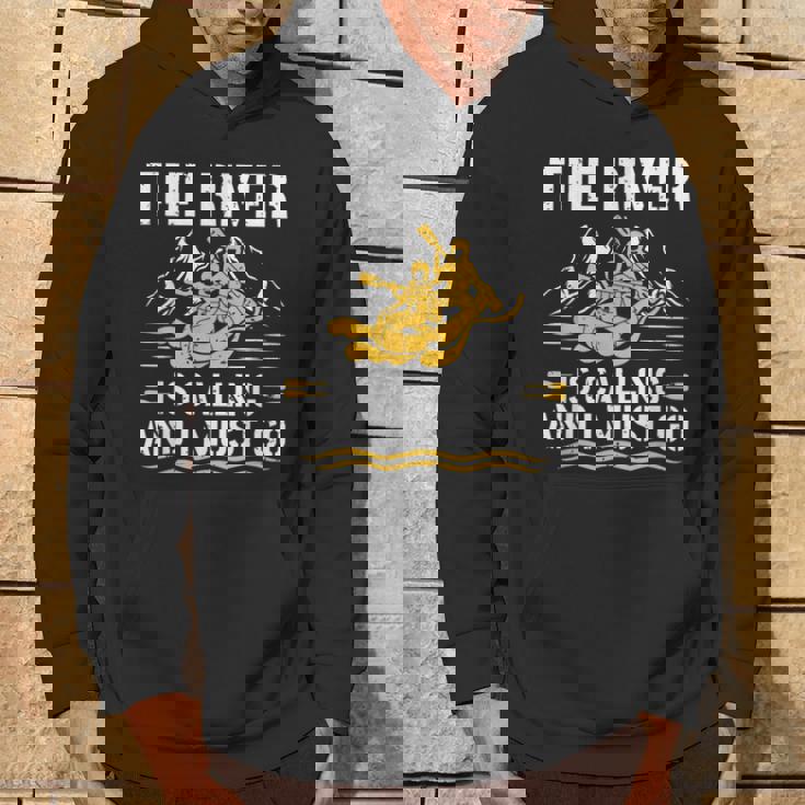 The River Is Calling Water Rafting 川 ラフティング パーカー ライフスタイル