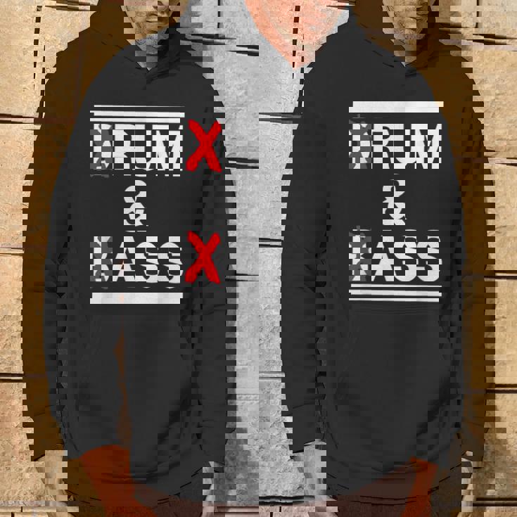 Rum And Ass Lovers Drum & Bass パロディ 皮肉なスローガン パーカー ライフスタイル