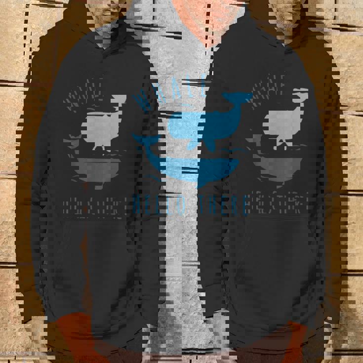 Whale Pun クジラ Hello There Hello Dort ファニークジラ パーカー ライフスタイル