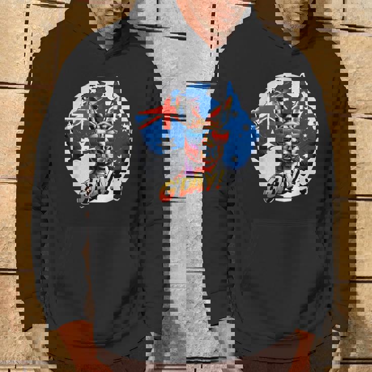 G'dayオーストラリアのお土産カンガルー。 パーカー ライフスタイル