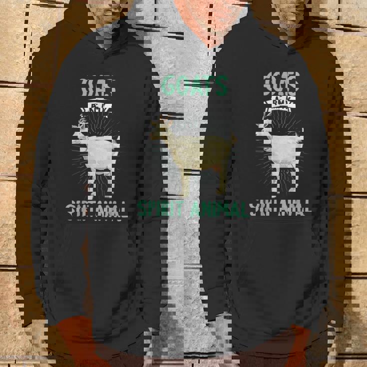 Goats Are Mypirit 動物ヤギ パーカー ライフスタイル