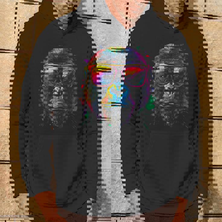 Gorilla Monkey グラフィック アニマルアート サングラス ゴリラ パーカー ライフスタイル