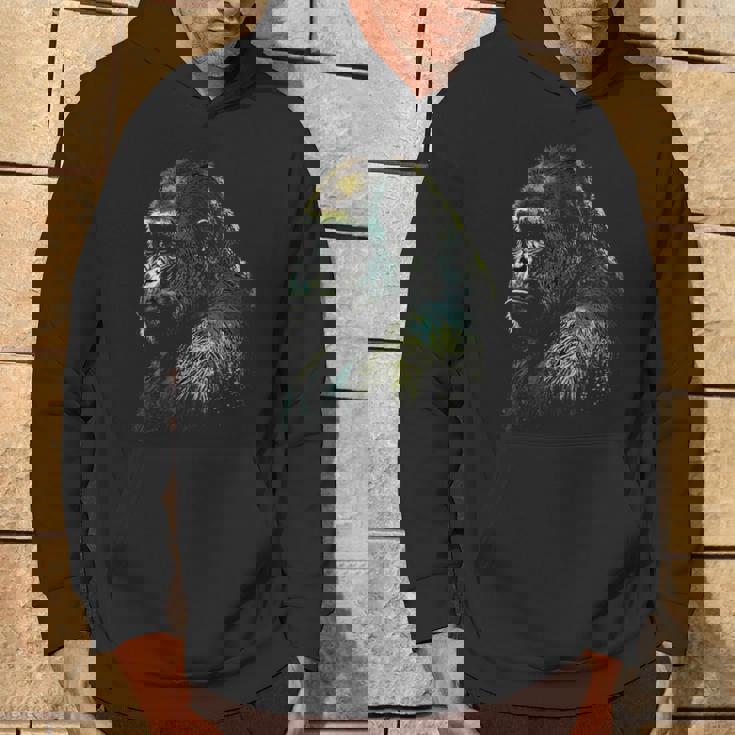 Gorilla モンキーアート 動物 パーカー ライフスタイル