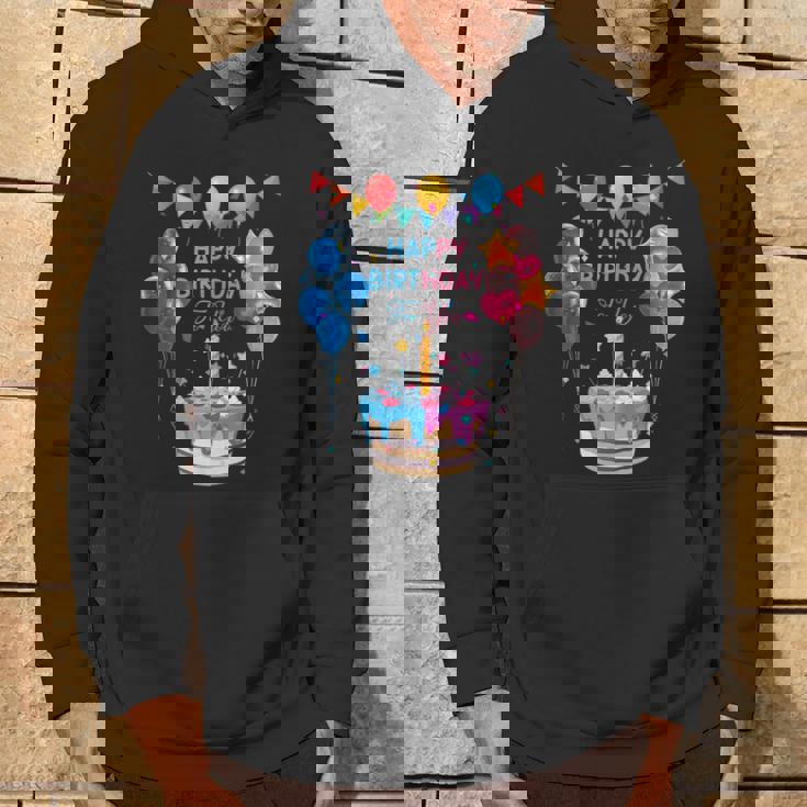 Happy Birthday To You ケーキとバルーンパーティー パーカー ライフスタイル