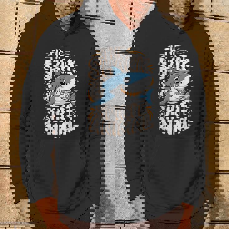 Thehark Is Mypirit アニマル 気まぐれなかわいいサメ パーカー ライフスタイル