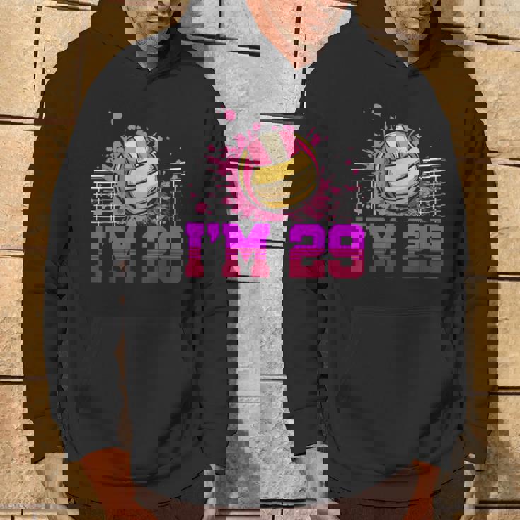 I'm 29Ports バレーボール選手 大人用 29歳の誕生日 パーカー ライフスタイル