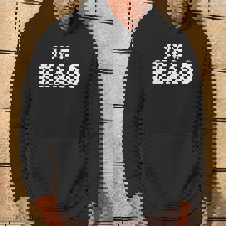 I'm Hao My Name Is Hao I Am Hao パーソナライズ パーカー ライフスタイル