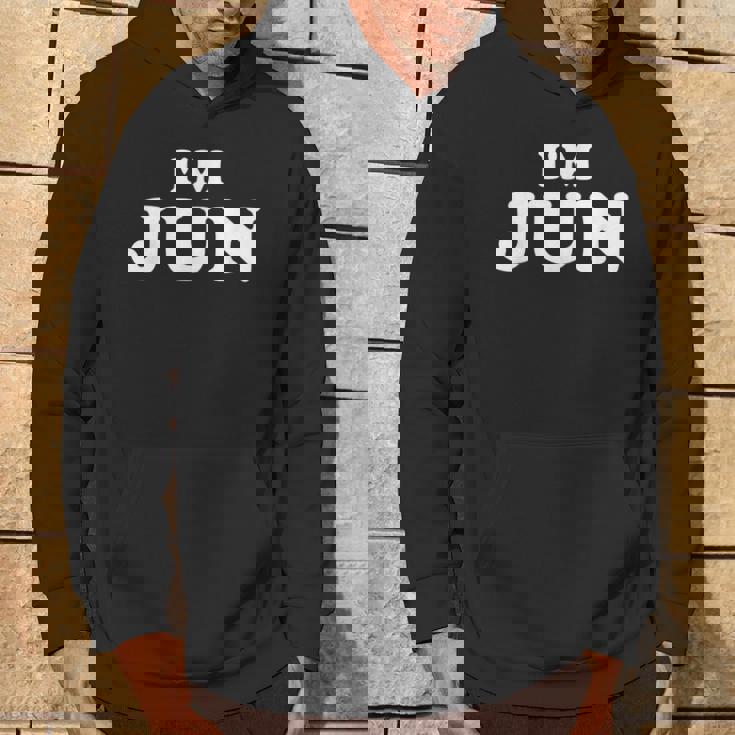 I'm Jun、My Name Is Jun、I Am Jun、パーソナライズ パーカー ライフスタイル