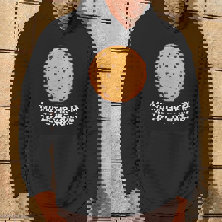 I'm Just Here For The Cookie 面白いチョコレートチップクッキー パーカー ライフスタイル