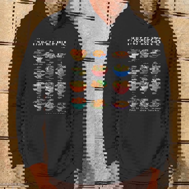 I'm Just Here For The Filipino Food トラディショナルピノイフード パーカー ライフスタイル