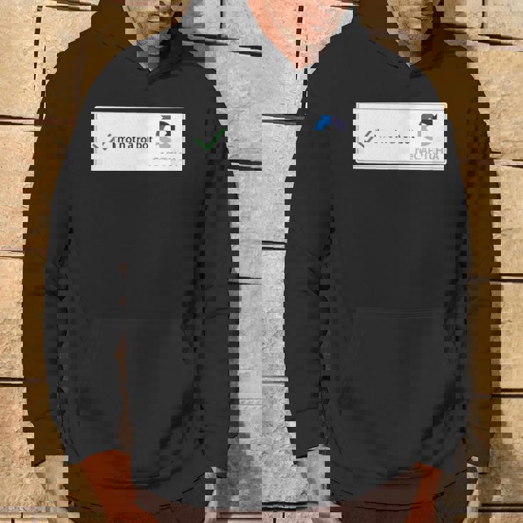 I'm Not A Robot Web Internet Quiz Question パーカー ライフスタイル