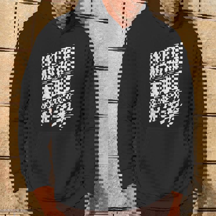 I'm Often Mistaken For An Adult Because Of My Age パーカー ライフスタイル