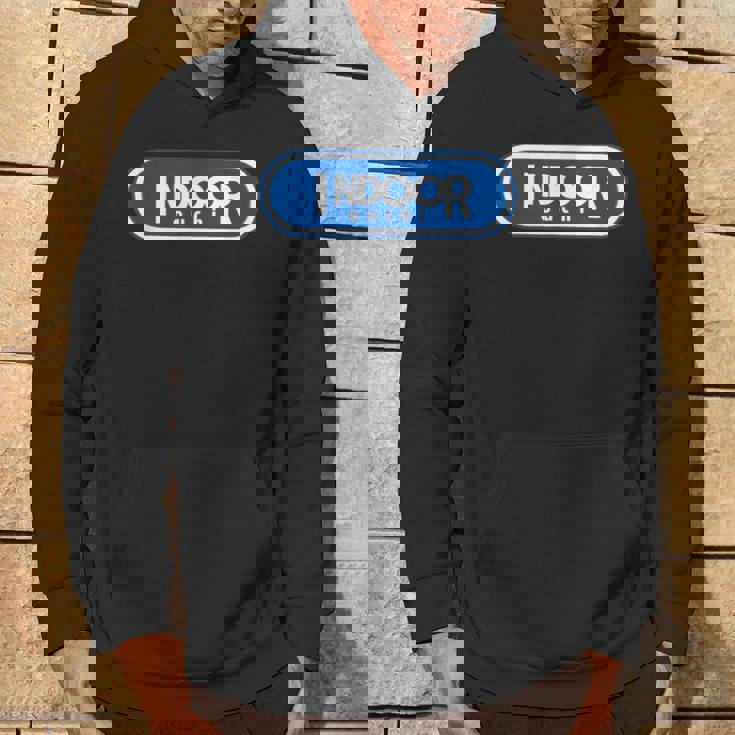 Indoor インドア【変なデザイン屋さん】ブランド ロゴ パロディ 面白い パーカー ライフスタイル