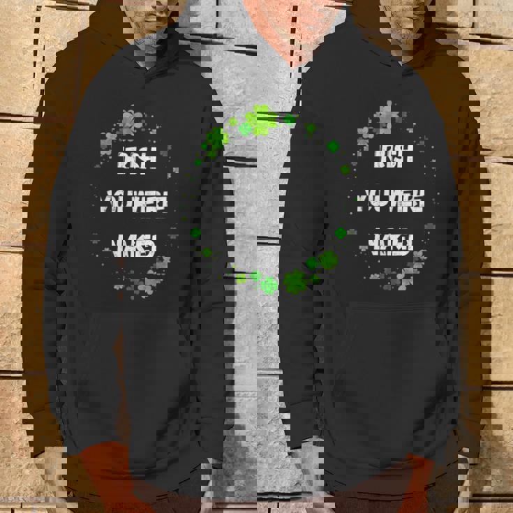 Irish You Were Nakedt Patrick's Day アイルランドのお祝い パーカー ライフスタイル