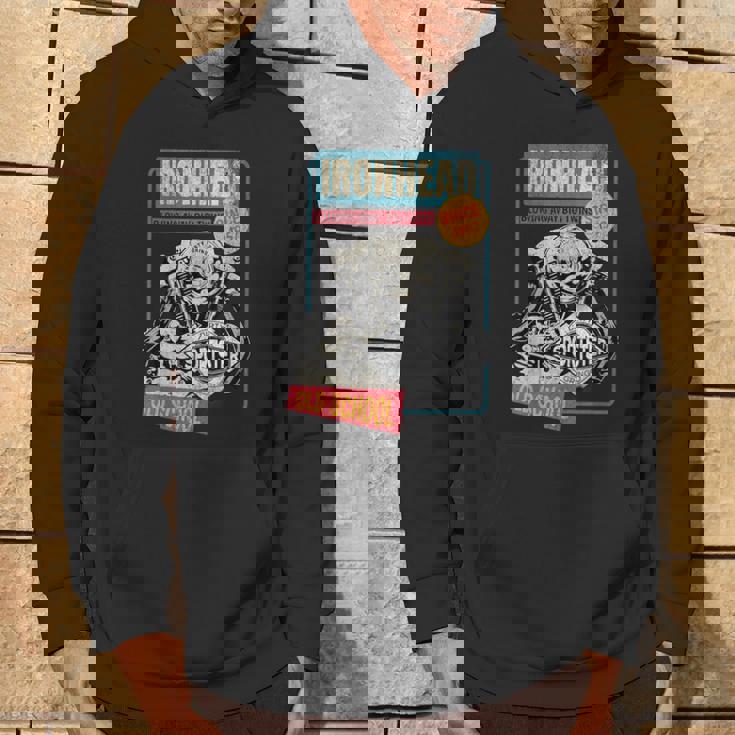 Ironhead Oldchool Hd ピンナップ レトロ オートバイ スポーツスター ホット パーカー ライフスタイル