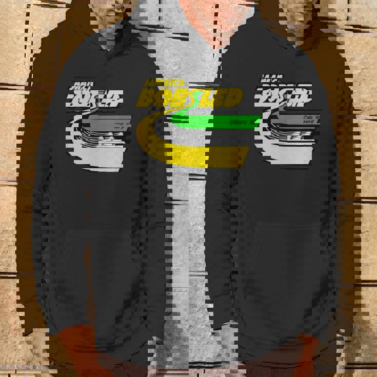 Jamaica Bobsled レトロなボブスレー チーム ジャマイカの国旗 パーカー ライフスタイル