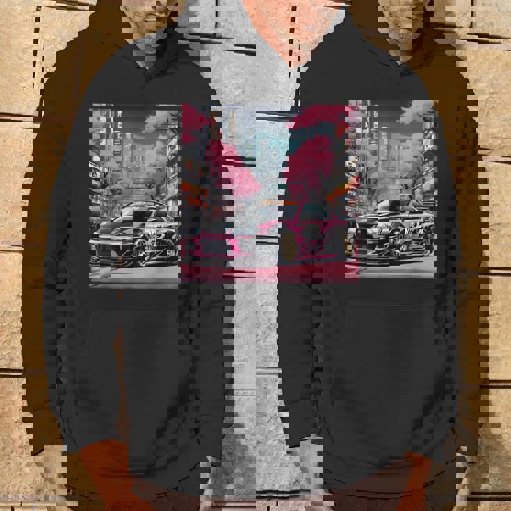 Jdm レトロ 和 ドリフト 車 東京 スカイライン 桜 パーカー ライフスタイル