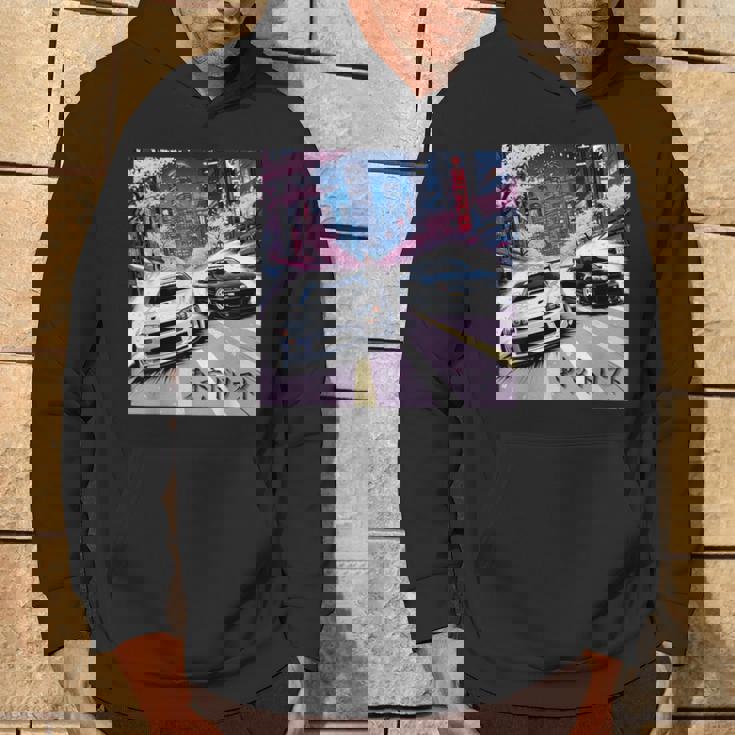 Jdm レースカーズ 東京ストリート ドリフト アニメ風 桜 パーカー ライフスタイル