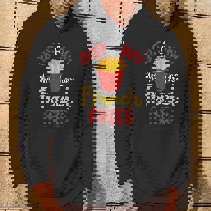 Just A Boy Who Loves French Fries フライドポテト じゃがいも ヴィーガン パーカー ライフスタイル