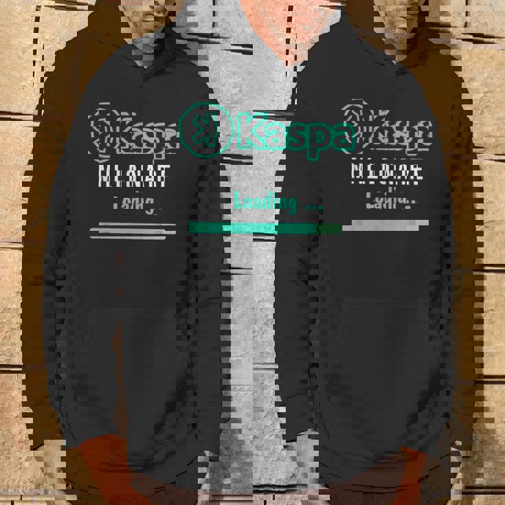 Kaspa 暗号通貨ミリオネア ローディング デジタルブルラン Kaspa Miner パーカー ライフスタイル