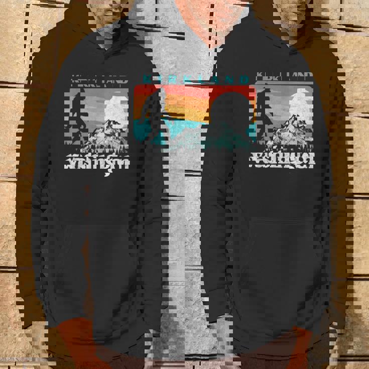 Kirkland Washington Retro 80S Bigfoot パーカー ライフスタイル