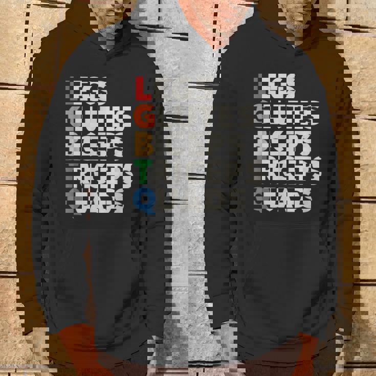 Lgbtq ラッツ 大臀筋 上腕二頭筋 上腕三頭筋 大腿四頭筋 ジム リフティングウェイト パーカー ライフスタイル