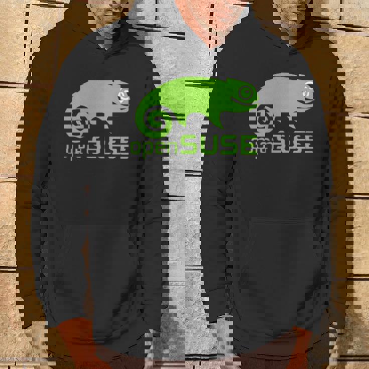 Linux Opensuse ラバーtシャツ タグライン&ロゴ オープンソースos パーカー ライフスタイル