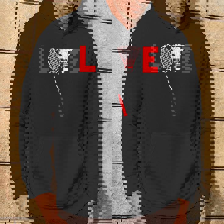 Love Badminton レトロバドミントンラバー パーカー ライフスタイル