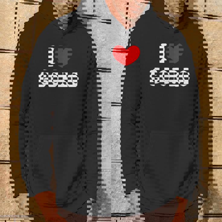 I Love Goro 私は愛する Goro パーカー ライフスタイル