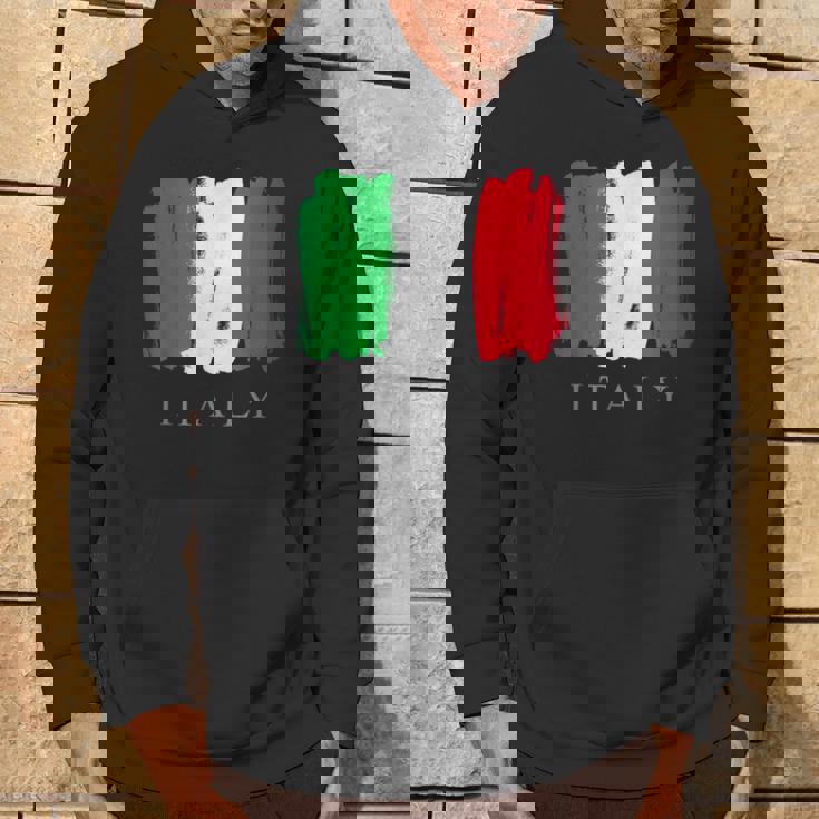 I Love Italy 、クールでキュートなイタリア国旗グラフィックデザイン パーカー ライフスタイル