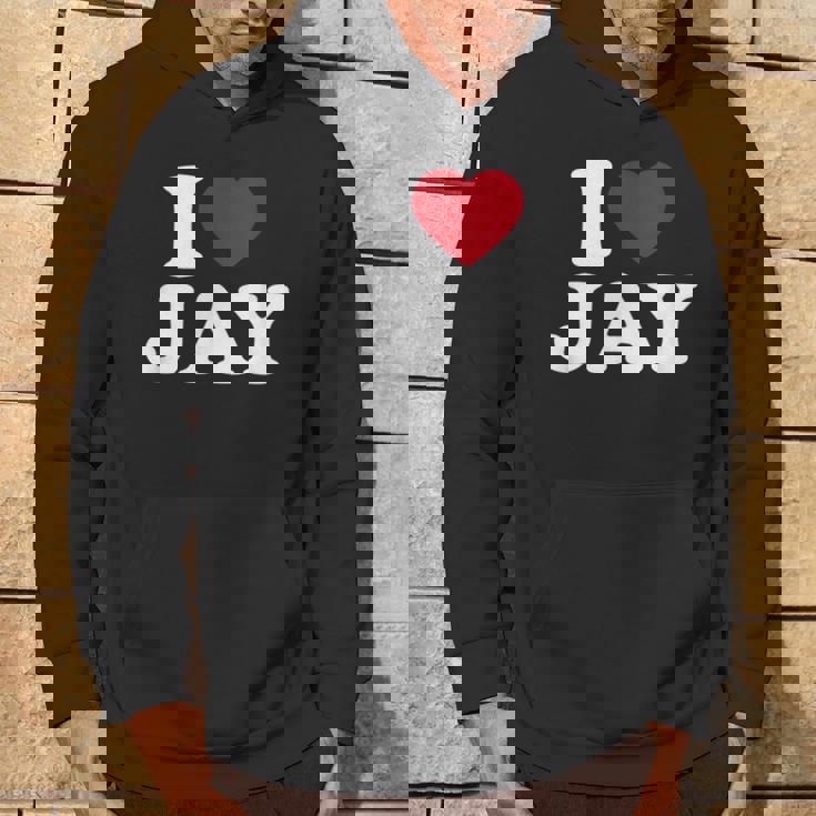 I Love Jay I Heart Jay レッドハート パーカー ライフスタイル