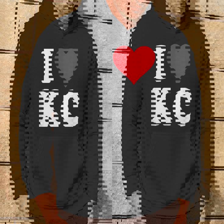 I Love Kc Initials I Heart KC First Last Name K C パーカー ライフスタイル
