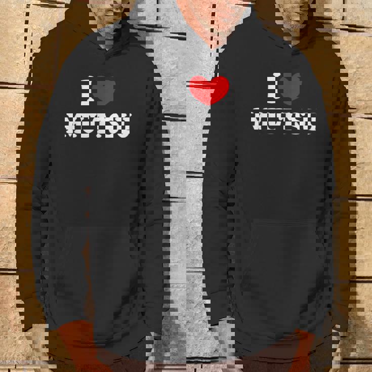 I Love Mutsu 私は愛する Mutsu パーカー ライフスタイル