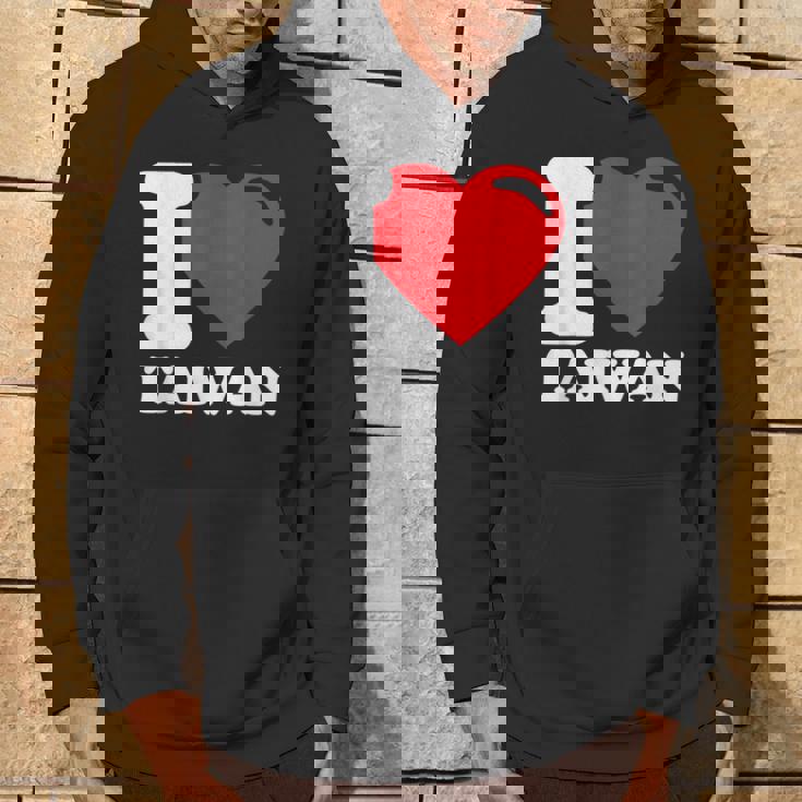 I Love Taiwan 台北国旗 ハートトラベル 台湾製品 パーカー ライフスタイル