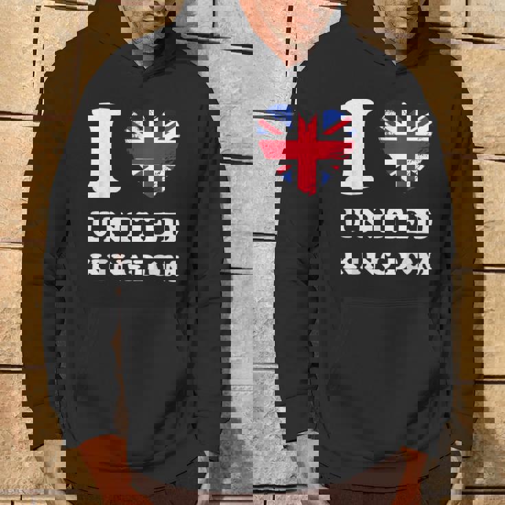 I Love United Kingdom ハートフラッグ イギリス Uk グレートブリテン パーカー ライフスタイル