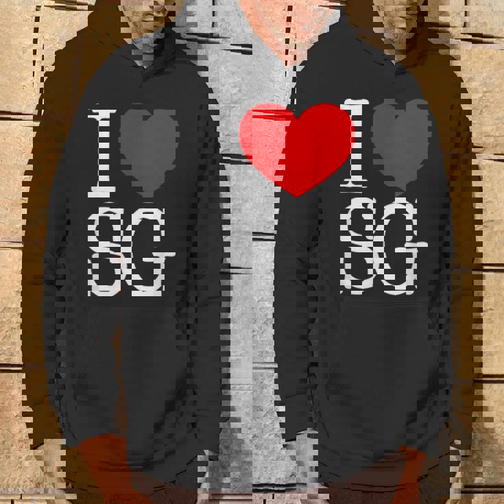 I Love ハートg パーカー ライフスタイル