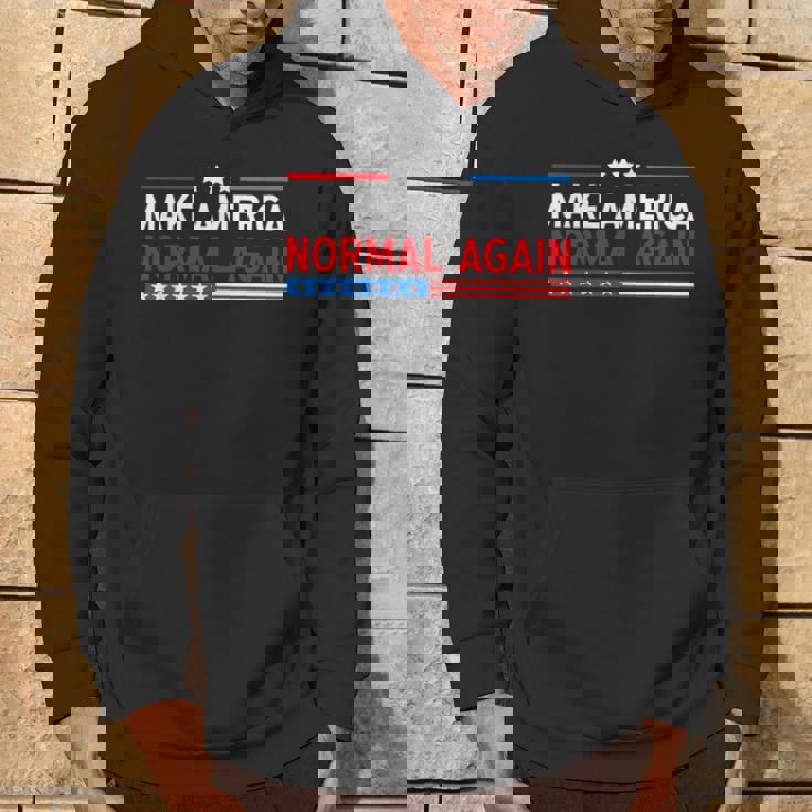 Make America Normal Again 2024 プレジデンシャル パーカー ライフスタイル