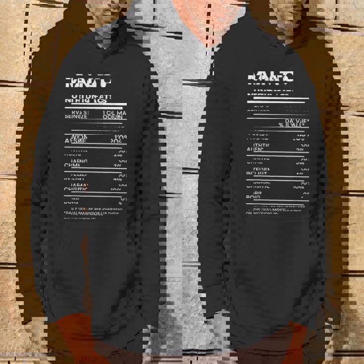 Manato 栄養成分表示 パーカー ライフスタイル