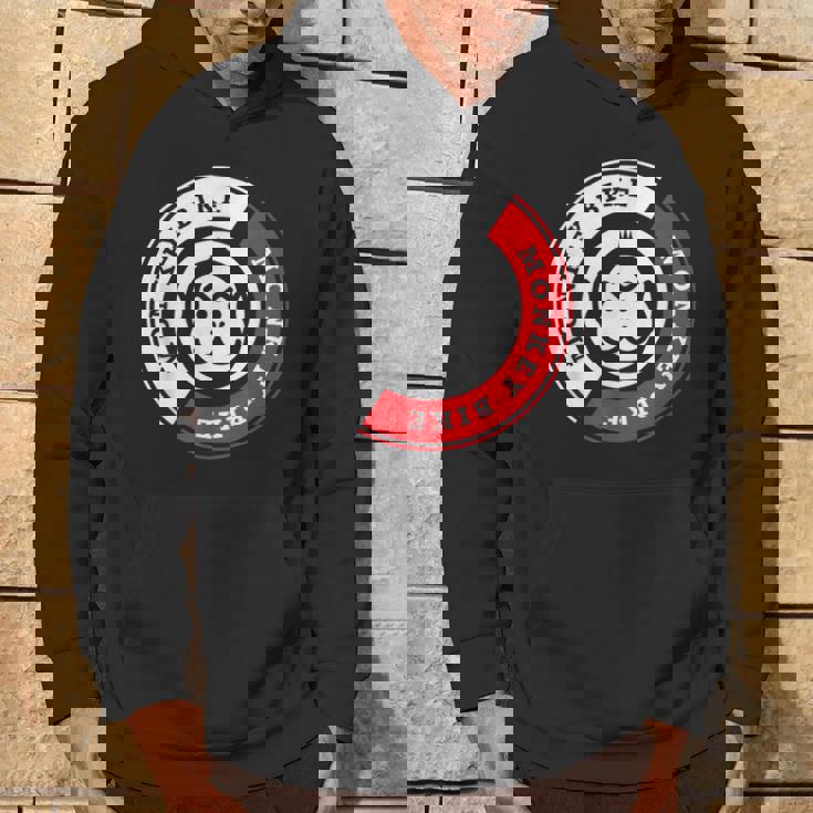 Monkey Bike レッドグラフィック パーカー ライフスタイル