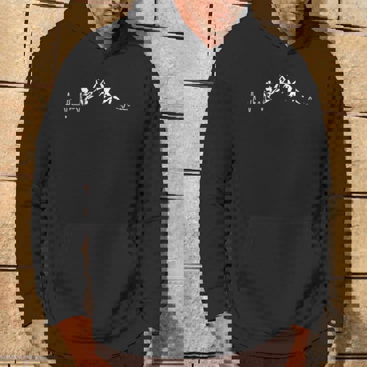 Mountains Heartbeat トレッキング ハイキング 山 パーカー ライフスタイル