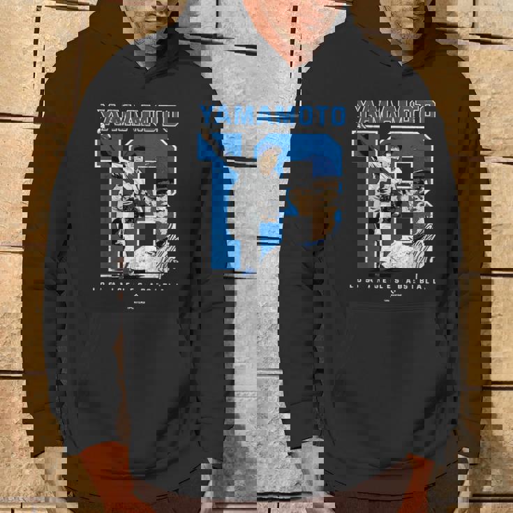 Number And Portrait Yoshinobu Yamamoto Los Angeles Mlbpa パーカー ライフスタイル