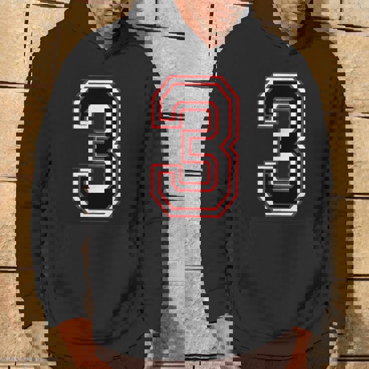 Number Numero Nummer 3 Three 3番 パーカー ライフスタイル