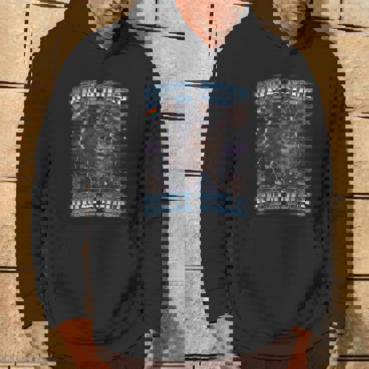 Oiia Oiia Cat スピニング キャット ミーム ファニー トレンディ キャット パーカー ライフスタイル