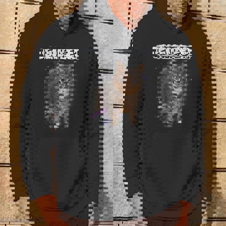 Oiiaoiia 猫 スピニング 猫 ミーム ファニー トレンディ キャット ミーム パーカー ライフスタイル