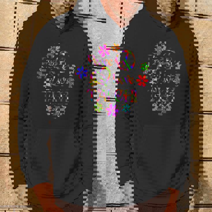 Peace Love 太極拳 パーカー ライフスタイル