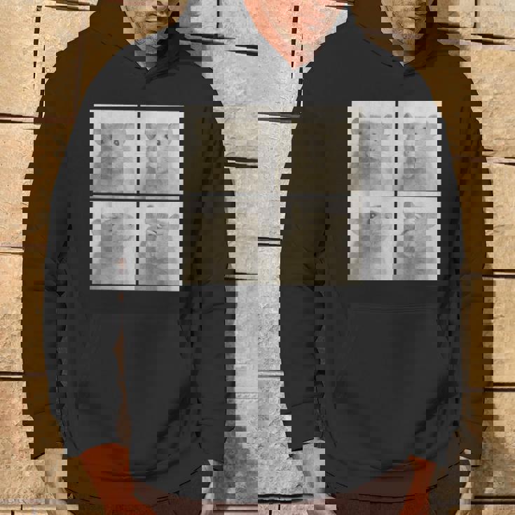 Photobooth おもしろ動物ネズミヴィンテージ自撮り写真撮影 パーカー ライフスタイル